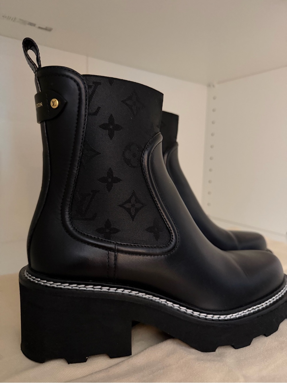 Louis Vuitton Beaubourg chelsea boots black 7 - Picture 6 of 6